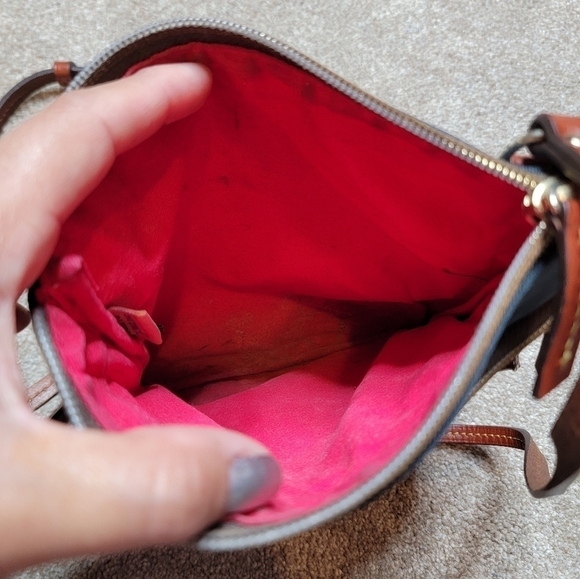 Dooney and Bourke Nylon blue crossbody zipper bag - Picture 9 of 10